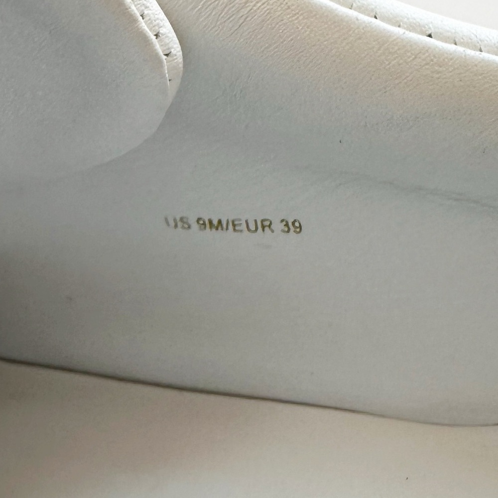 Vince Varin Leather Low-Top Sneaker in White Woodsmoke 9/39 - Picture 7 of 10